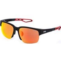 FILA Men's SFIA06-60U28R Square/Rectangle Sunglasses in Black