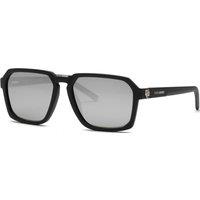Plein Sport Men's SSP030-59U28P Square/Rectangle Sunglasses in Black