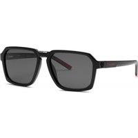 Plein Sport Men's SSP030-59Z42P Square/Rectangle Sunglasses in Black