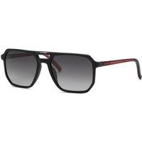 Plein Sport Men's SSP032-580703 Square/Rectangle Sunglasses in Black