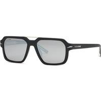 Plein Sport Men's SSP036-577EPP Square/Rectangle Sunglasses in Black