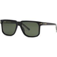 Plein Sport Men's SSP037-59700P Square/Rectangle Sunglasses in Black