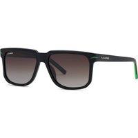 Plein Sport Men's SSP037-597EPP Square/Rectangle Sunglasses in Black