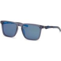 Plein Sport Men's SSP038-57UA1P Square/Rectangle Sunglasses in Blue