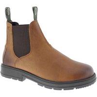 Frank James Men's Braunston Leather Chelsea Boots in Light Brown | Size: 13