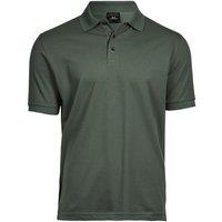 TEE JAYS Men's Luxury Stretch Short Sleeve Polo Shirt in Jade | Size: 3XL