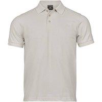 TEE JAYS Men's Luxury Stretch Short Sleeve Polo Shirt in Off-White | Size: 3XL