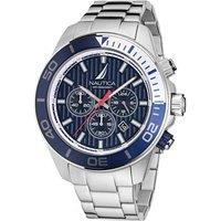Nautica Men's NAPNOF303 48mm Quartz Watch in Silver