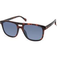 Kenneth Cole Men's KC2975-5452V Square/Rectangle Sunglasses in Brown