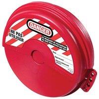 Master Lock Lockout Gate Valve Cover 101-165Mm (6-6.5In) in Red