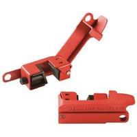 Master Lock Griptight Large Circuit Breaker Lockout in Red