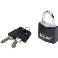 Master Lock Aluminium Black Vinyl Cover 30Mm Padlock 4-Pin