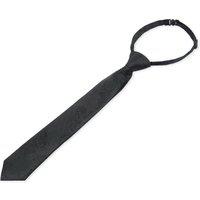 Paul Andrew Paisley Necktie Floral Satin Tie in Black