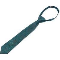 Paul Andrew Paisley Necktie Floral Satin Tie in Green