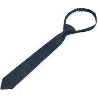 Paul Andrew Paisley Necktie Floral Satin Tie in Navy