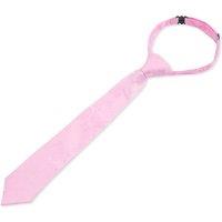 Paul Andrew Paisley Necktie Floral Satin Tie in Pink