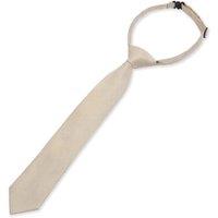 Paul Andrew Textured Necktie Satin Silk Tie in Cream