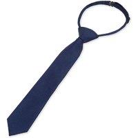 Paul Andrew Textured Necktie Satin Silk Tie in Navy