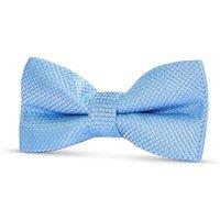 Paul Andrew Textured Satin Silk Bow Tie in Light Blue
