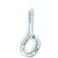Securit Zinc Plated Screw Eyes (Pack of 3) in Silver