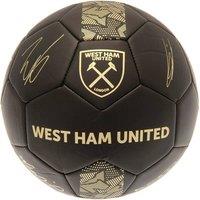 West Ham United FC Phantom Signature Football in Black