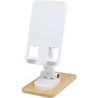 Floso Alfirk Bamboo Foldable Mobile Phone Stand in White