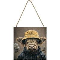 Pyramid International Liam Highland Cow Plaque