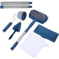 SPETLEK 8PCS Paint Roller Kit Handle Decorating Tool in Blue | Size: 10000mm x 520mm