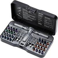 SPETLEK 40 in 1 Magnetic Screwdriver Set DIY in Black | Size: 10000mm x 520mm