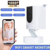 SPETLEK 1080P Indoor WiFi Security Camera in White