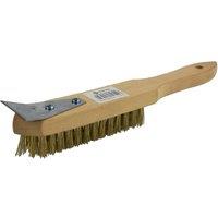 SPETLEK BBQ Cleaning Brush Grill Cleaner Barbecue in Brown | Size: 0.6m2