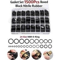SPETLEK 1500pcs Gasket O Ring Assortment Kit in Black | Size: 10000mm x 520mm