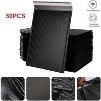 NESTLUNE 50 Pack Self Seal Bubble Padded Envelopes Shipping Mailer Bags in Black | Size: 100 cm x 100 cm