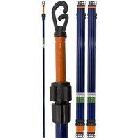 Kelvenix 2 X TELESCOPIC CLOTHES LINES PROP EXTENDING in Blue | Size: 0.6m2
