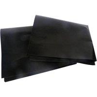 Nordara 2Pcs BBQ Grill Mat Non-Stick Black
