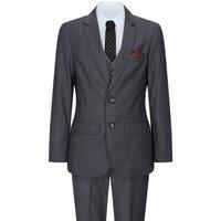 Paul Andrew Boy's Charles 3 Piece Wedding Suit in Charcoal | Size: 14 Years