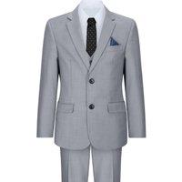 Paul Andrew Boy's Charles 3 Piece Wedding Suit in Grey | Size: 2 Years