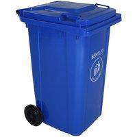 Charles Bentley 240 Litre Wheelie Bin - Various Colours Available in Blue