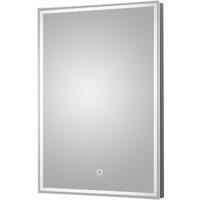 Balterley Rectangular LED Touch Sensor Mirror with Demister 700x500mm - Chrome in Silver