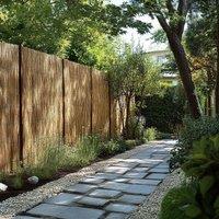 Woven Wood 4m(L) x 2m(H) Premium Bamboo Slat Fencing Screening Rolls in Natural