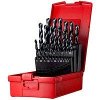 Dormer HSS Drill Bit Set (Pack of 25) in Black