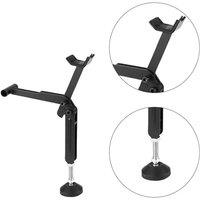 VOGREX Motorcycle Paddock Stand Wheel Support Lift Jack in Black