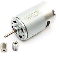 VOGREX 12v DC Electric Motor Brushed 12 Volt Remote Control RC Car in Silver