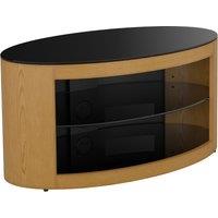 AVF Buckingham 80cm Oval TV Stand, for TVs up to 40 in Natural