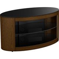 AVF Buckingham Plus 80cm Curved TV Stand, for TVs up to 40 in Natural