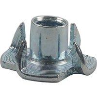 Unifix Class 4 4-Pronged Tee Nuts BZP M10 x 13.0 in Silver