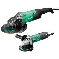 HIKOKI G12Stx/G23St Twin Pack 115/230Mm 240V in Green