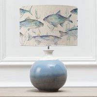 Voyage Maison Neso Lamp With Ives Water Eva Lampshade in Blue