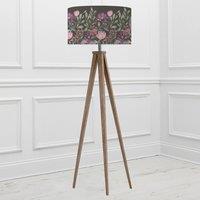 Voyage Maison Aratus Floor Lamp With Fortazela Eva Lampshade in Grey