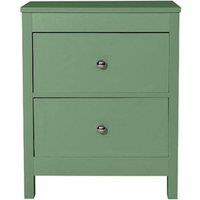 Furniture Maxi Neo 2 Drawer Bedside Table Bedside Cabinet in Green